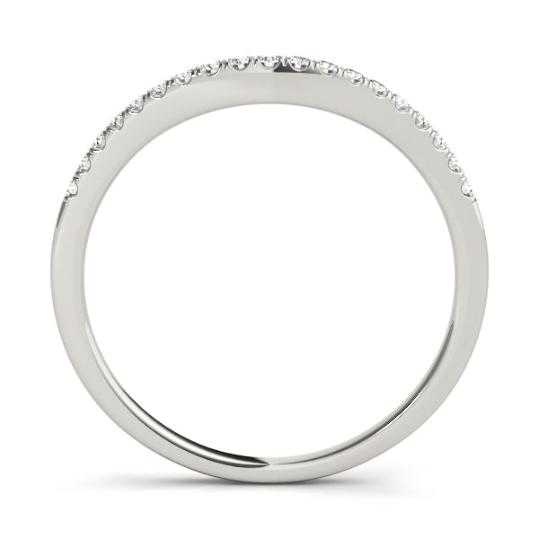 Curved Wedding Rings 1/5 CTTW