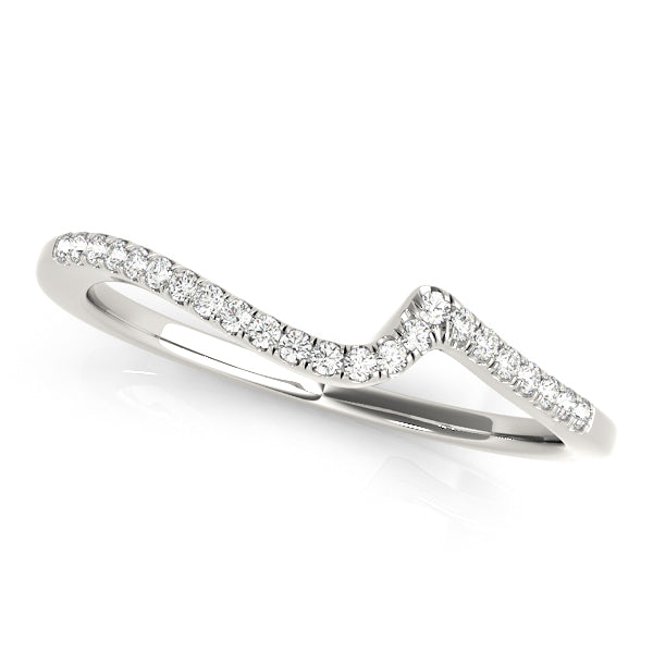 Curved Wedding Rings 1/10 CTTW