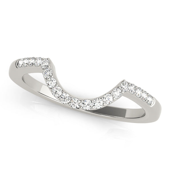 Curved Wedding Rings 1/6 CTTW