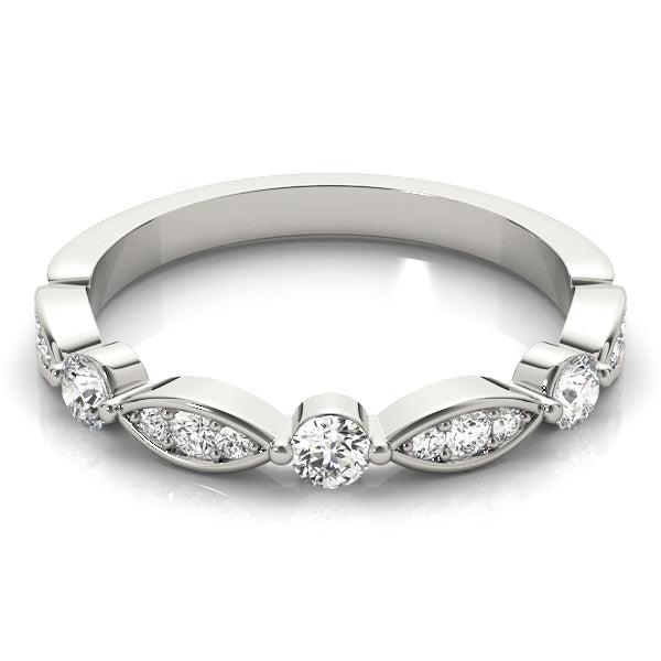 Stackable Wedding Rings 1/4 CTTW