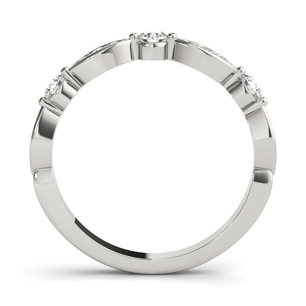 Stackable Wedding Rings 1/4 CTTW